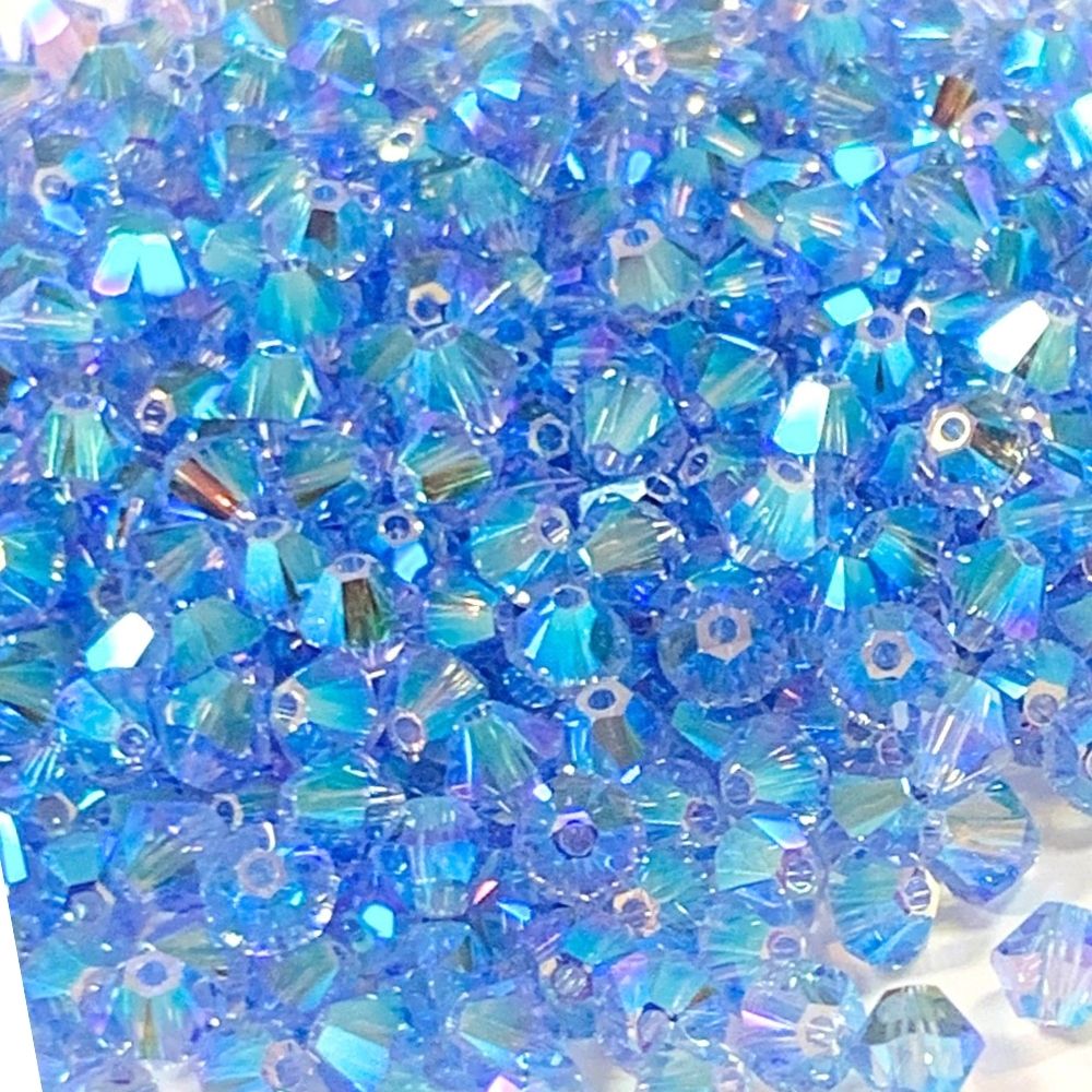 アクアマリンAB2X　3mm100個
